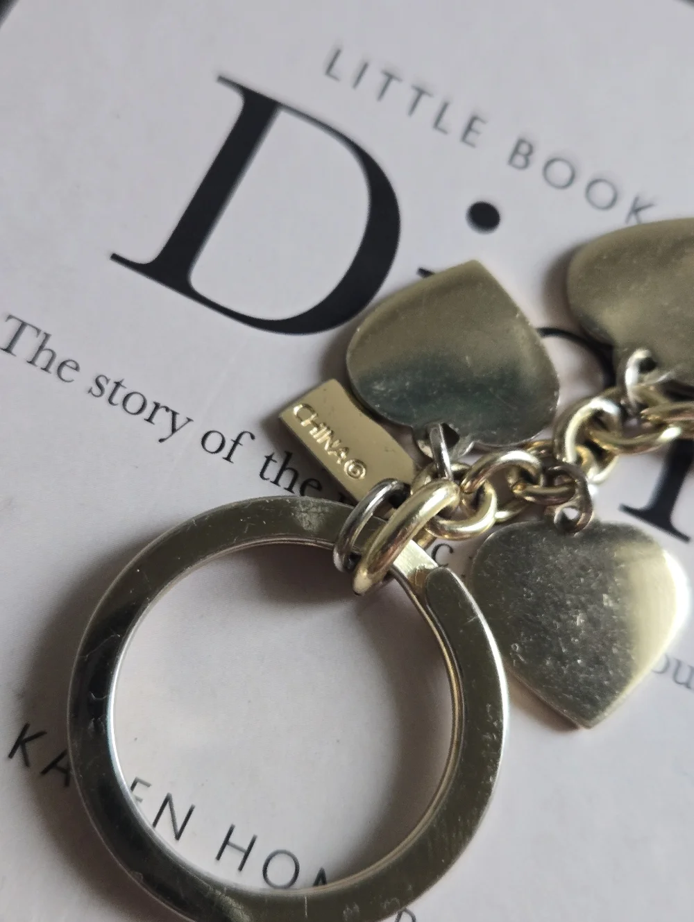 GUC Coach Multicolor Heart Charm Keychain